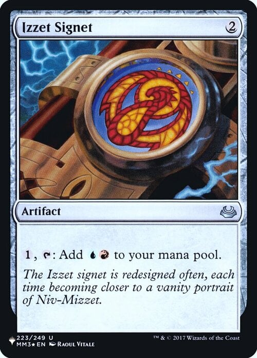 Izzet Signet Card Front