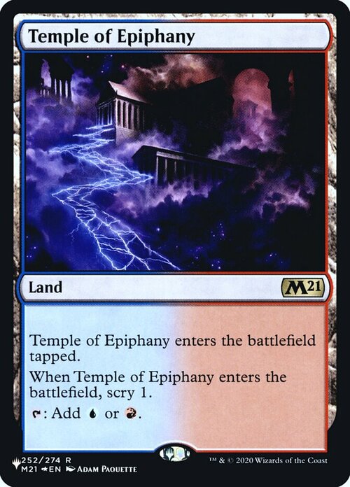 Temple of Epiphany Card Front