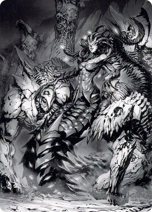 Art Series: Vraska, Betrayal's Sting Card Front