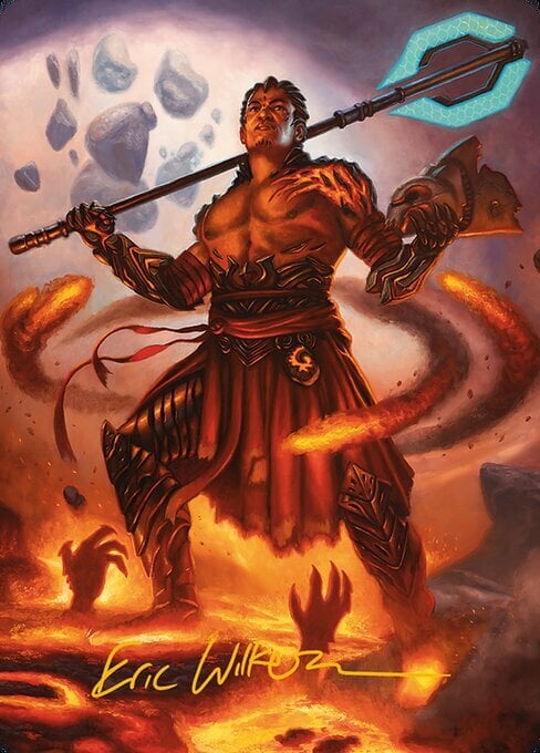 Art Series: Koth, Fire of Resistance Card Front