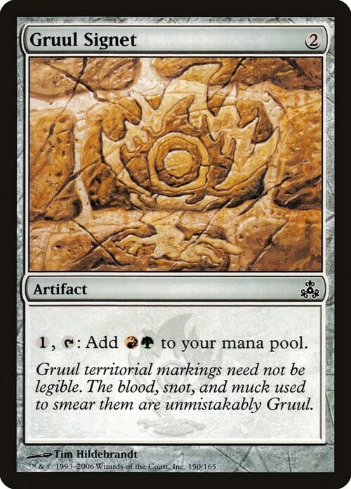 Gruul Signet Card Front