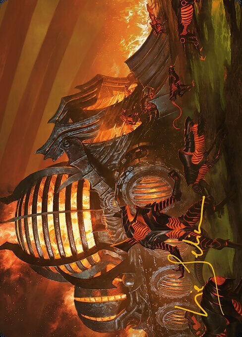 Art Series: Urabrask's Forge Card Front