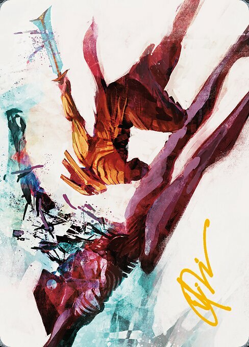 Art Series: Hexgold Slash Card Front