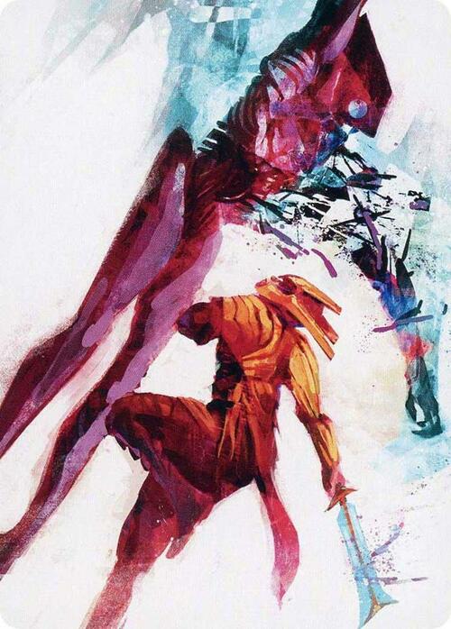 Art Series: Hexgold Slash Card Front