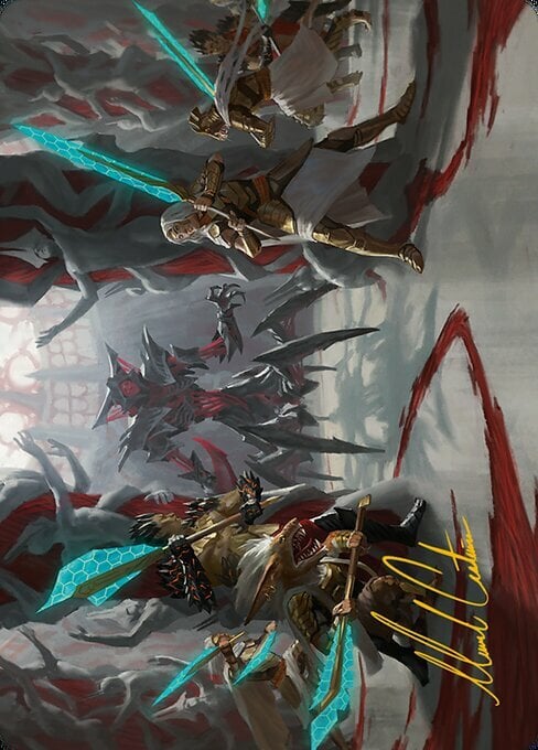 Art Series: Goldwardens' Gambit Card Front