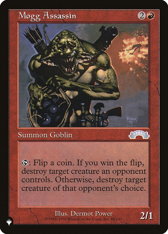 Mogg Assassin Secret Lair Decks Heads I Win, Tails You Lose Magic
