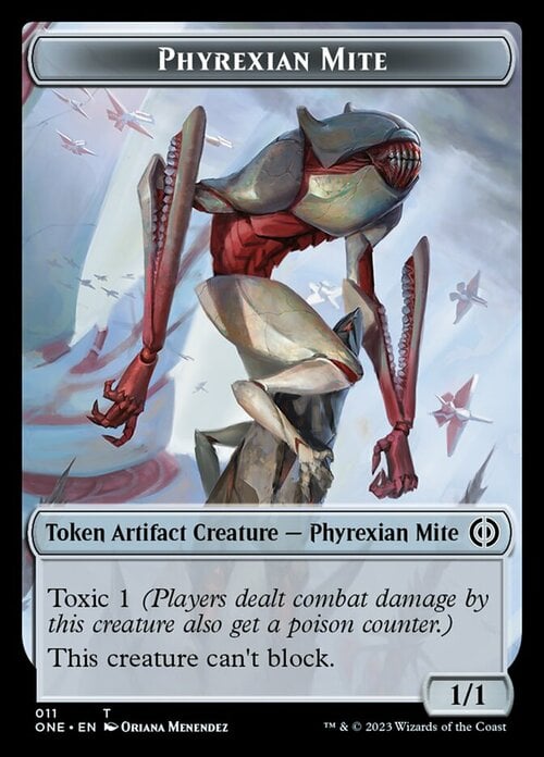 Phyrexian Mite // Phyrexian Insect Card Front