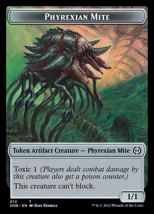 Phyrexian Mite // Poison Counter Card Front