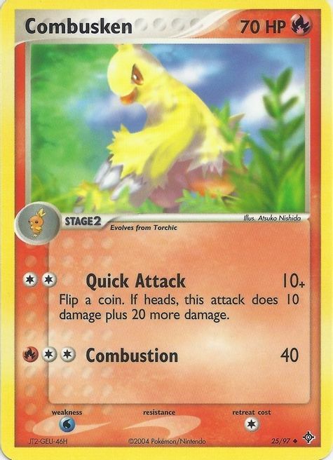 Combusken Card Front