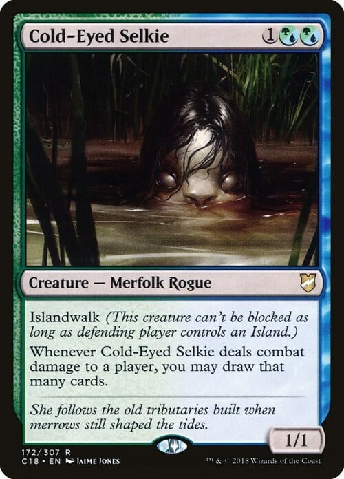 Cold-Eyed Selkie Card Front