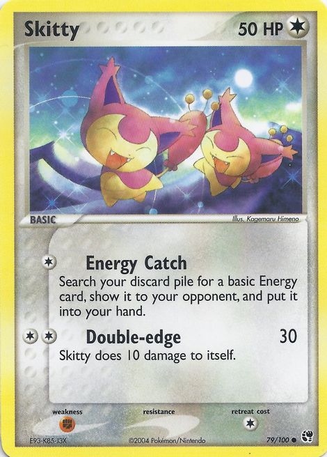 skitty pokemon cards Skitty 141/189