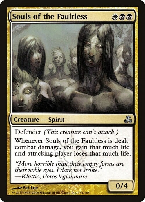 Souls of the Faultless Card Front