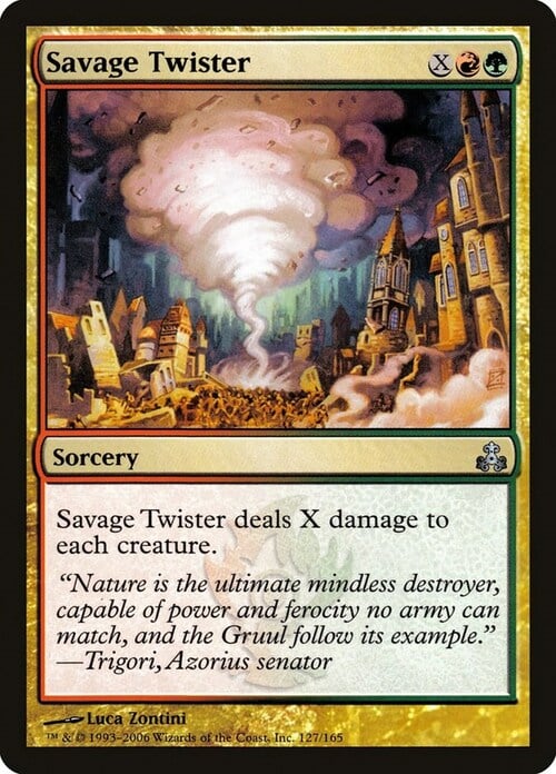 Savage Twister Card Front