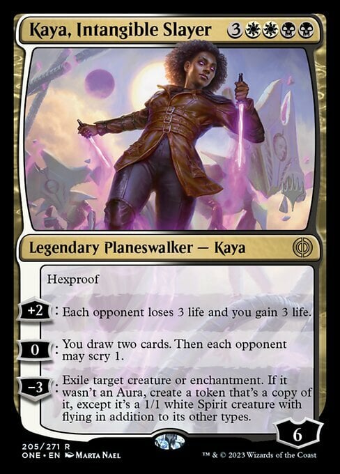 Kaya, Sterminatrice Intangibile Card Front