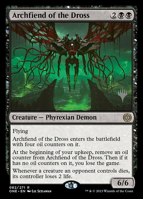 Supremo Demone del Dross Card Front