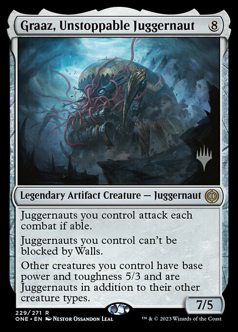 Graaz, Unstoppable Juggernaut Card Front