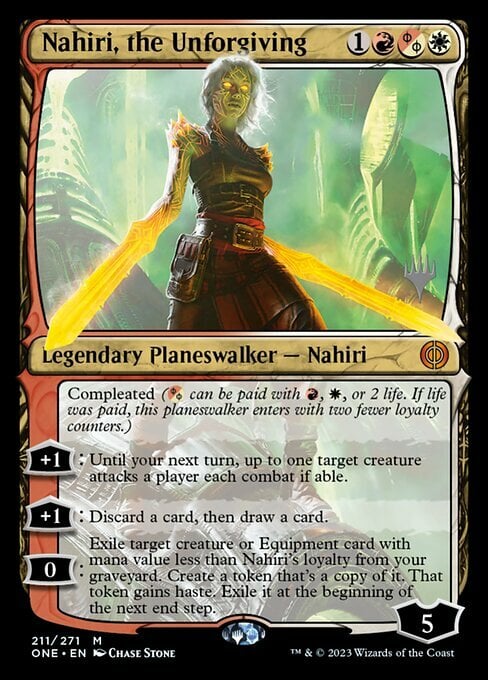 Nahiri, the Unforgiving Card Front