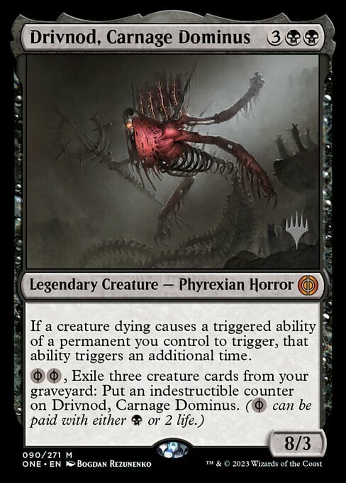 Drivnod, Carnage Dominus Card Front