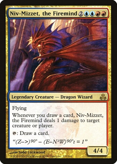 Niv-Mizzet, the Firemind Card Front