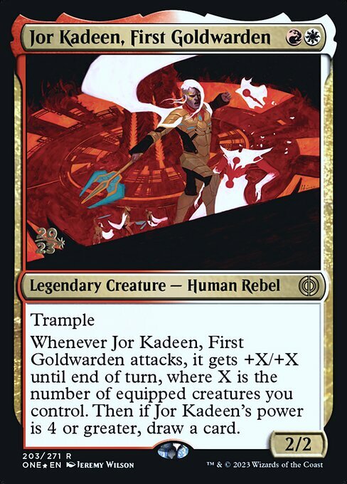 Jor Kadeen, First Goldwarden Card Front