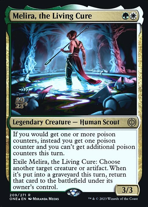 Melira, the Living Cure Card Front