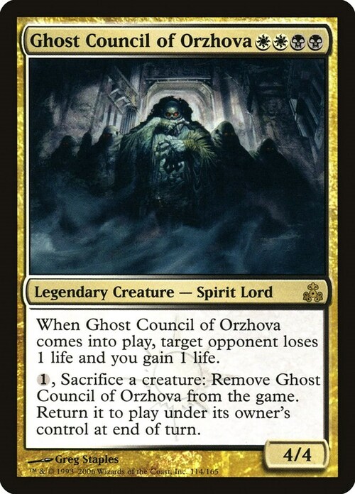 Ghost Council of Orzhova Card Front
