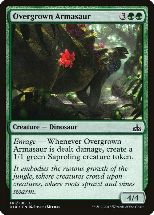 Overgrown Armasaur Card Front