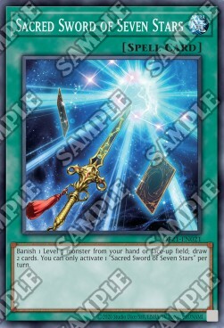 Sacred Sword of Seven Stars Card Front