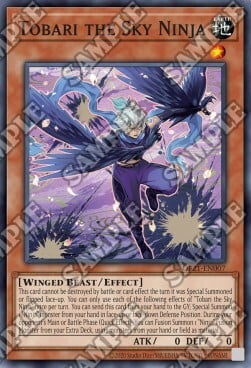 Tobari the Sky Ninja Card Front