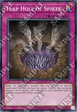 Trap Hole of Spikes Card Front