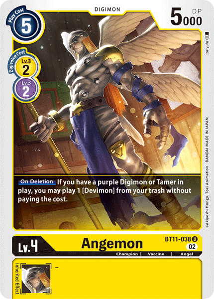 Angemon Card Front