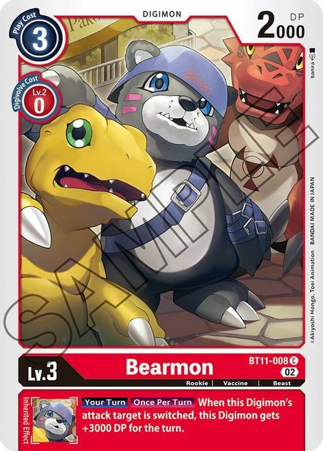 Bearmon Card Front