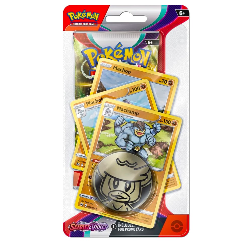 Premium Checklane Blister de Escarlata y Púrpura: Machamp