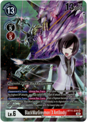BlackWarGreymon (X Antibody) · Alternate Art BT11-074P1
