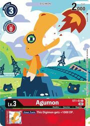 Agumon · Digimon Illustration Competition Pack 2022 ST1-03