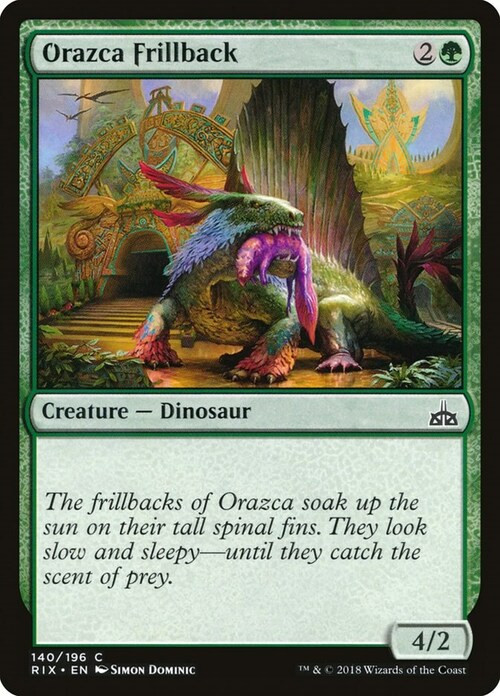 Orazca Frillback Card Front