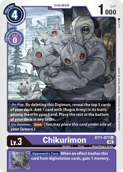 Chikurimon Card Front