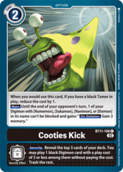Cooties Kick · Non-Foil BT11-106