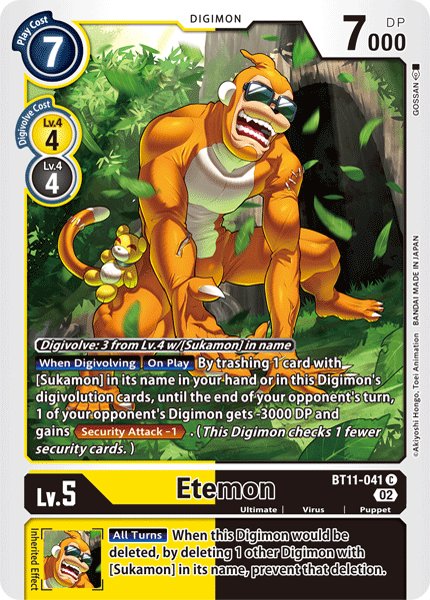Etemon Card Front