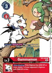 Gammamon · Digimon Illustration Competition Pack 2022 BT8-008