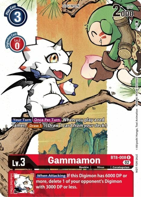 Gammamon Card Front