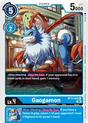 Gaogamon · Non-Foil BT11-025