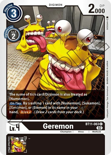Geremon Card Front