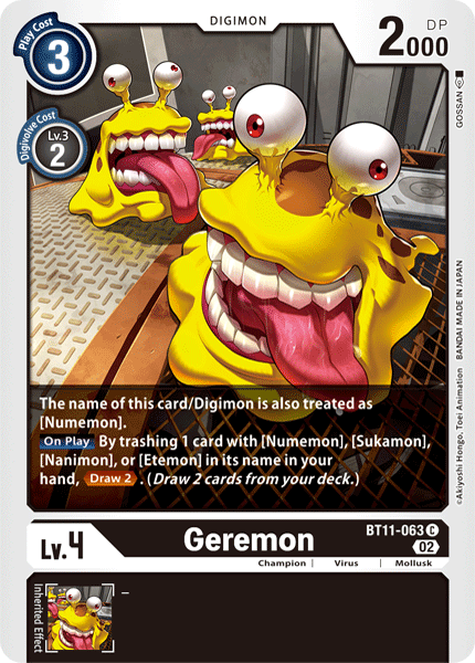 Geremon Card Front