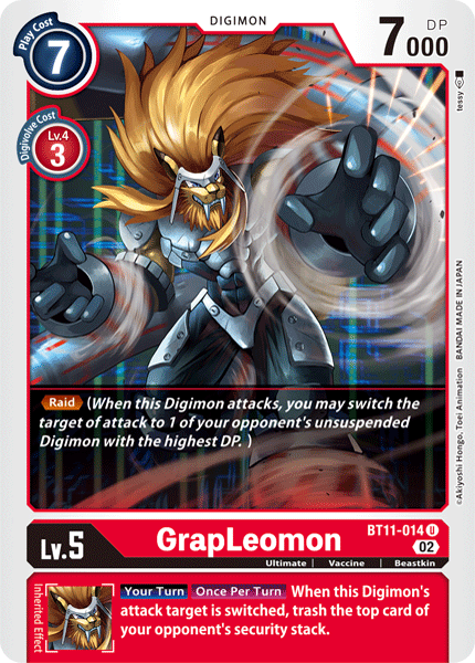GrapLeomon Card Front