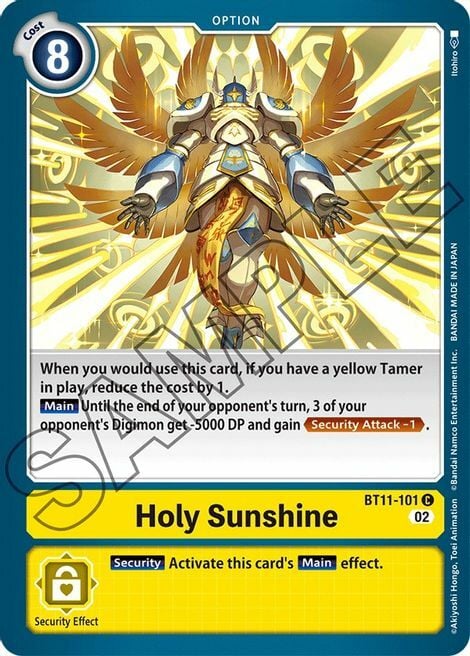 Holy Sunshine Card Front