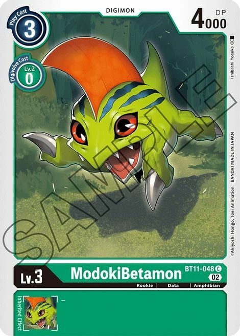 ModokiBetamon Card Front