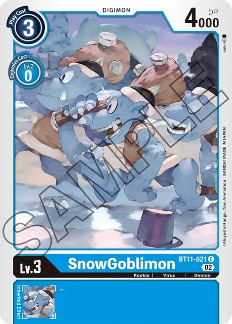 SnowGoblimon Card Front