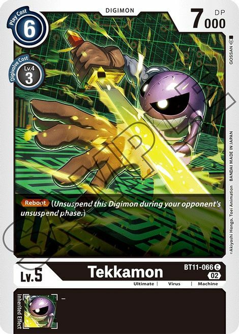 Tekkamon Card Front
