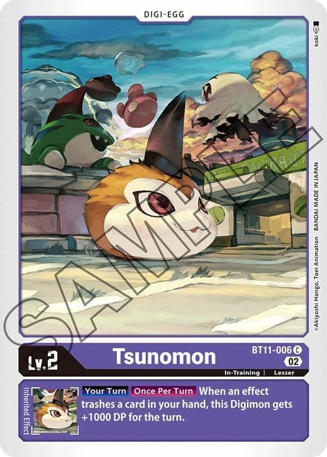 Tsunomon Card Front